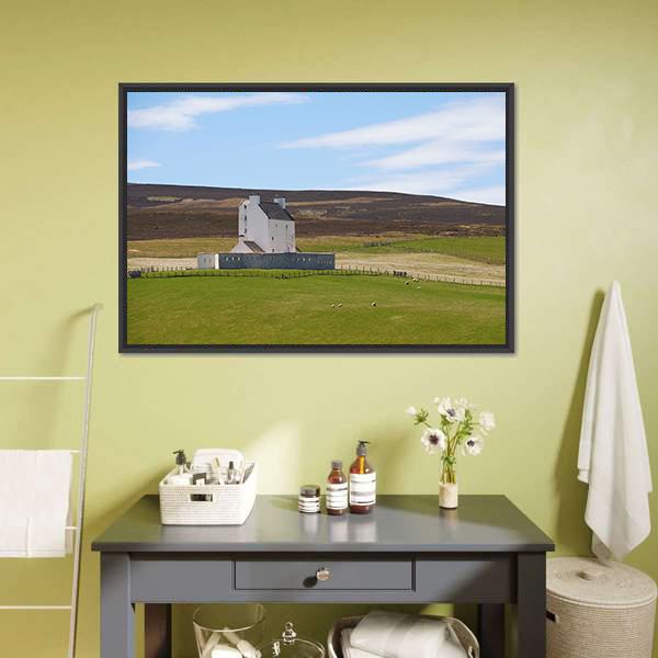 Corgarth Castle Canvas Wall Art-3 Horizontal-Gallery Wrap-25" x 16"-Tiaracle