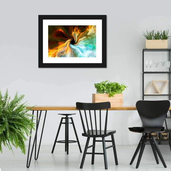 Cosmic Black Hole Canvas Wall Art-3 Horizontal-Gallery Wrap-25" x 16"-Tiaracle