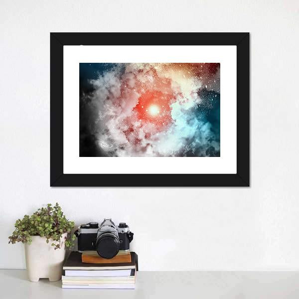 Cosmic Clouds Of Mist Canvas Wall Art-3 Horizontal-Gallery Wrap-25" x 16"-Tiaracle