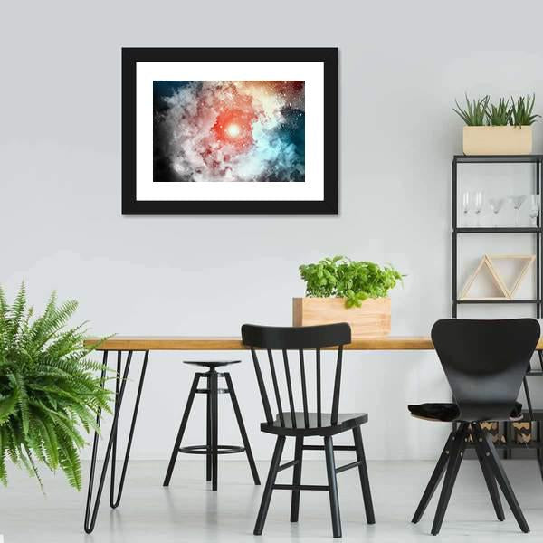 Cosmic Clouds Of Mist Canvas Wall Art-3 Horizontal-Gallery Wrap-25" x 16"-Tiaracle