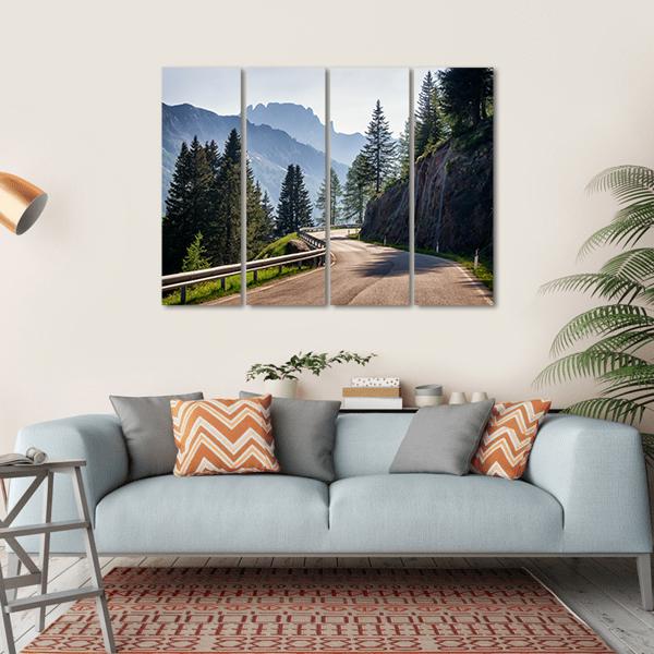 Country Road Europe Canvas Wall Art-4 Horizontal-Gallery Wrap-34" x 24"-Tiaracle