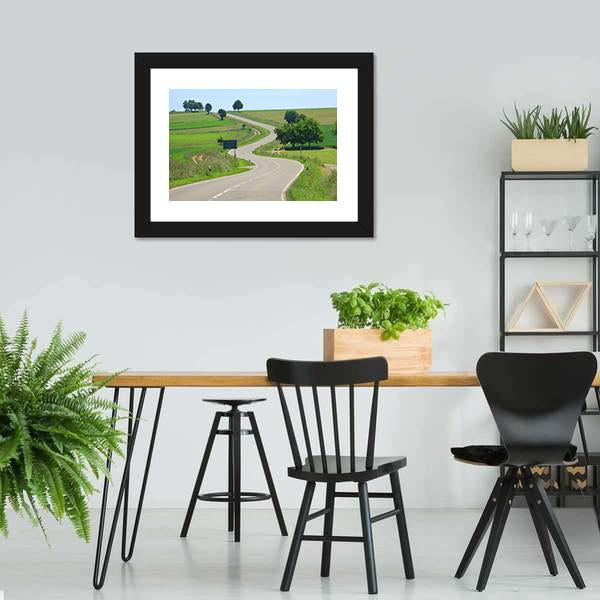Country Road Germany Canvas Wall Art-3 Horizontal-Gallery Wrap-25" x 16"-Tiaracle