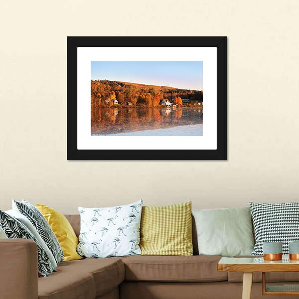 Countryside Of New Brunswick Canvas Wall Art-1 Piece-Framed Print-20" x 16"-Tiaracle