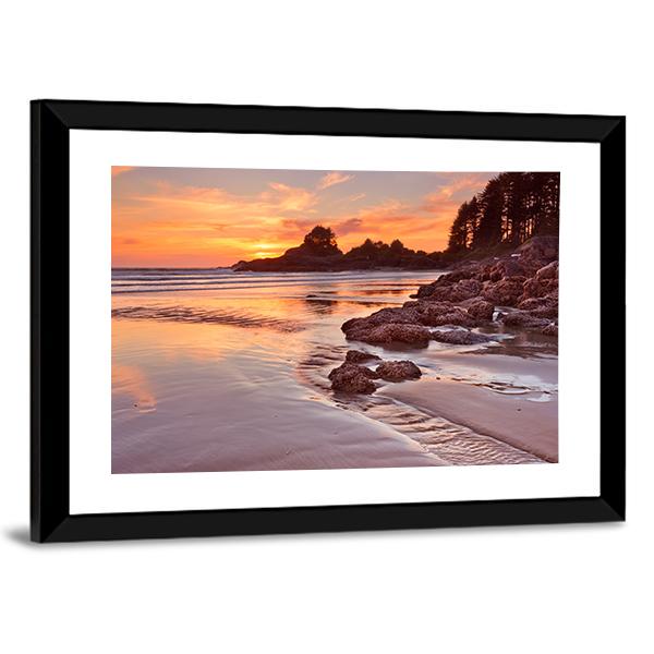 Cox Bay Beach Canvas Wall Art-3 Horizontal-Gallery Wrap-25" x 16"-Tiaracle