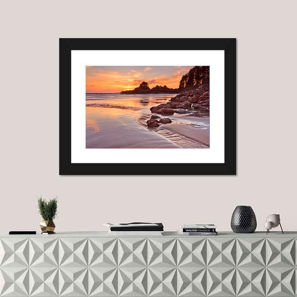 Cox Bay Beach Canvas Wall Art-3 Horizontal-Gallery Wrap-25" x 16"-Tiaracle