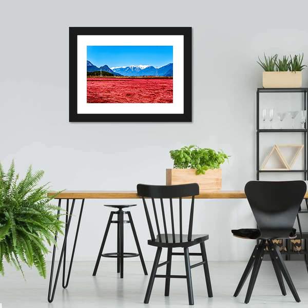 Cranberry Field Canvas Wall Art-3 Horizontal-Gallery Wrap-25" x 16"-Tiaracle