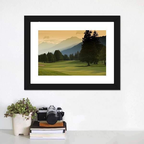 Crans Montana Golf Course Canvas Wall Art-3 Horizontal-Gallery Wrap-25" x 16"-Tiaracle