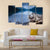 Crescent Lake Washington Canvas Wall Art-5 Pop-Gallery Wrap-47" x 32"-Tiaracle