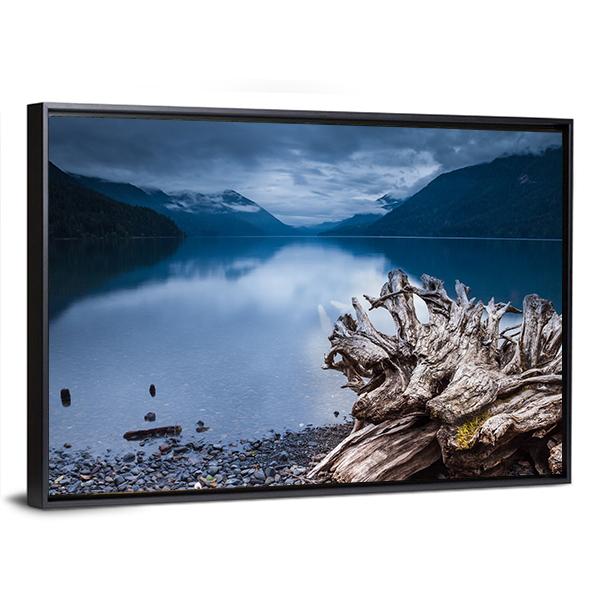 Crescent Lake Washington Canvas Wall Art-3 Horizontal-Gallery Wrap-25" x 16"-Tiaracle