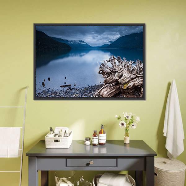 Crescent Lake Washington Canvas Wall Art-3 Horizontal-Gallery Wrap-25" x 16"-Tiaracle