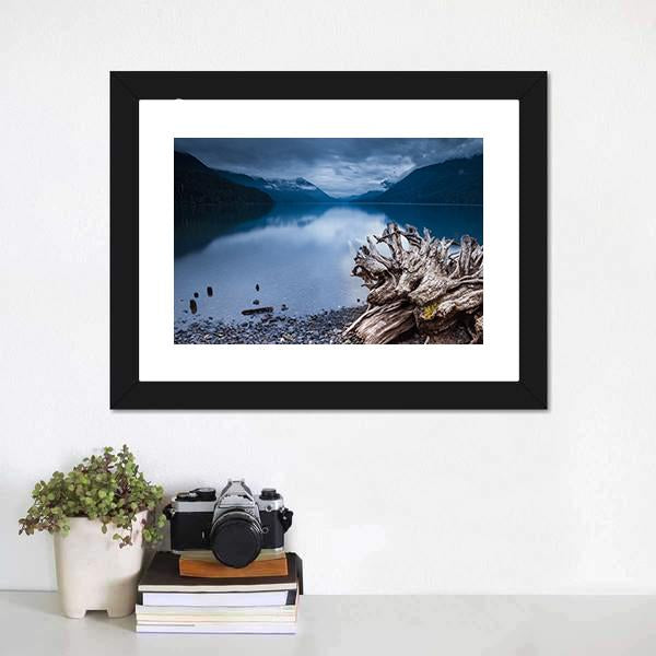 Crescent Lake Washington Canvas Wall Art-3 Horizontal-Gallery Wrap-25" x 16"-Tiaracle