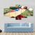 Cricket Ball Bat & Gloves Canvas Wall Art-4 Pop-Gallery Wrap-50" x 32"-Tiaracle