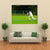 Cricket Player In Action Canvas Wall Art-4 Horizontal-Gallery Wrap-34" x 24"-Tiaracle
