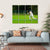 Cricket Player In Action Canvas Wall Art-4 Horizontal-Gallery Wrap-34" x 24"-Tiaracle