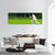 Cricket Player In Action Panoramic Canvas Wall Art-1 Piece-36" x 12"-Tiaracle