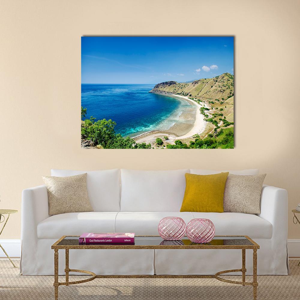 Cristo Rei Beach Near Dili In East Timor Asia Canvas Wall Art-4 Horizontal-Gallery Wrap-34" x 24"-Tiaracle