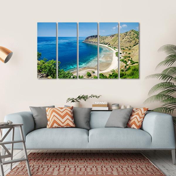 Cristo Rei Beach Near Dili In East Timor Asia Canvas Wall Art-5 Horizontal-Gallery Wrap-22" x 12"-Tiaracle