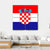 Croatia Flag Canvas Wall Art-4 Square-Gallery Wrap-17" x 17"-Tiaracle
