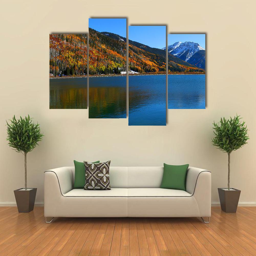 Crystal Lake Colorado Canvas Wall Art-3 Horizontal-Gallery Wrap-25" x 16"-Tiaracle