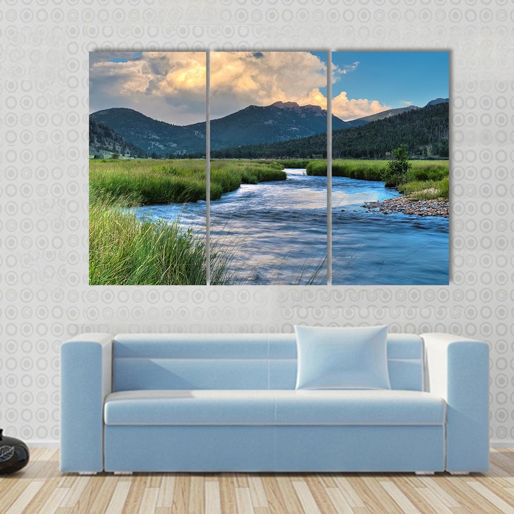 Cub Lake Trail Canvas Wall Art-3 Horizontal-Gallery Wrap-37" x 24"-Tiaracle