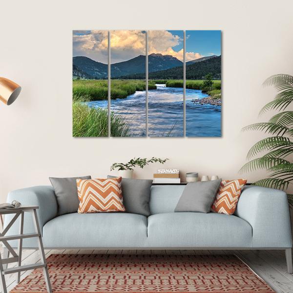 Cub Lake Trail Canvas Wall Art-4 Horizontal-Gallery Wrap-34" x 24"-Tiaracle