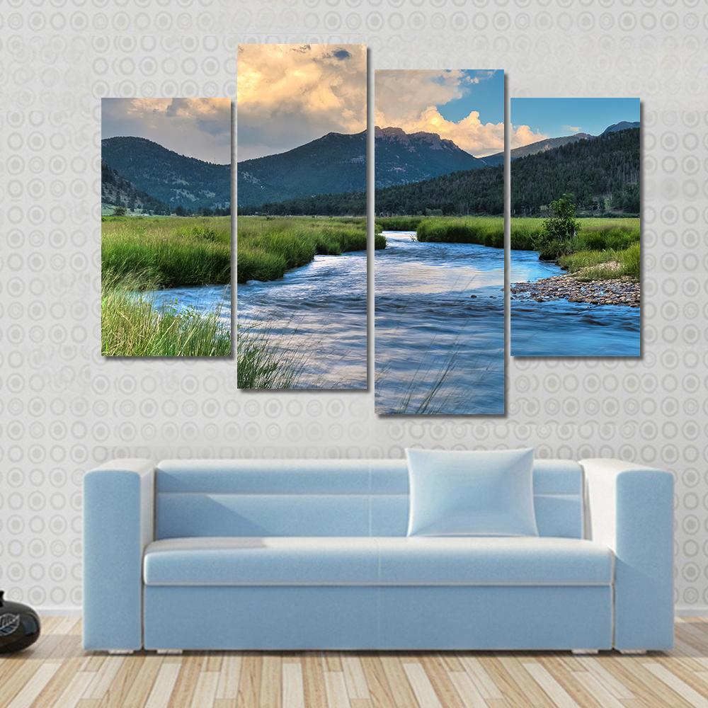 Cub Lake Trail Canvas Wall Art-4 Pop-Gallery Wrap-50" x 32"-Tiaracle