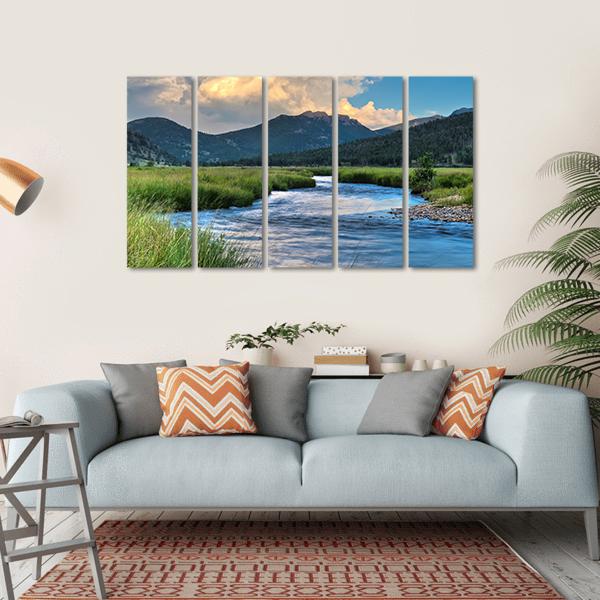Cub Lake Trail Canvas Wall Art-5 Horizontal-Gallery Wrap-22" x 12"-Tiaracle