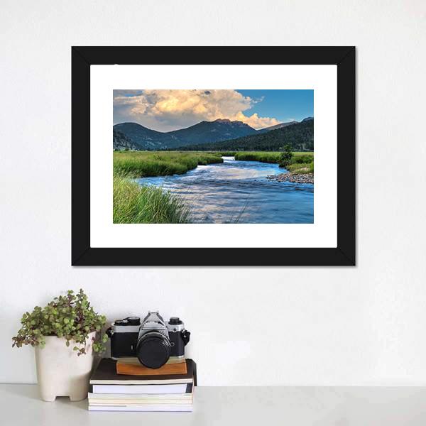 Cub Lake Trail Panoramic Canvas Wall Art-1 Piece-36" x 12"-Tiaracle