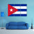 Cuba Flag Canvas Wall Art-4 Pop-Gallery Wrap-50" x 32"-Tiaracle