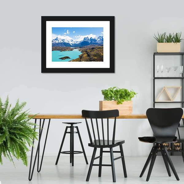 Cuernos Del Paine Canvas Wall Art-Tiaracle