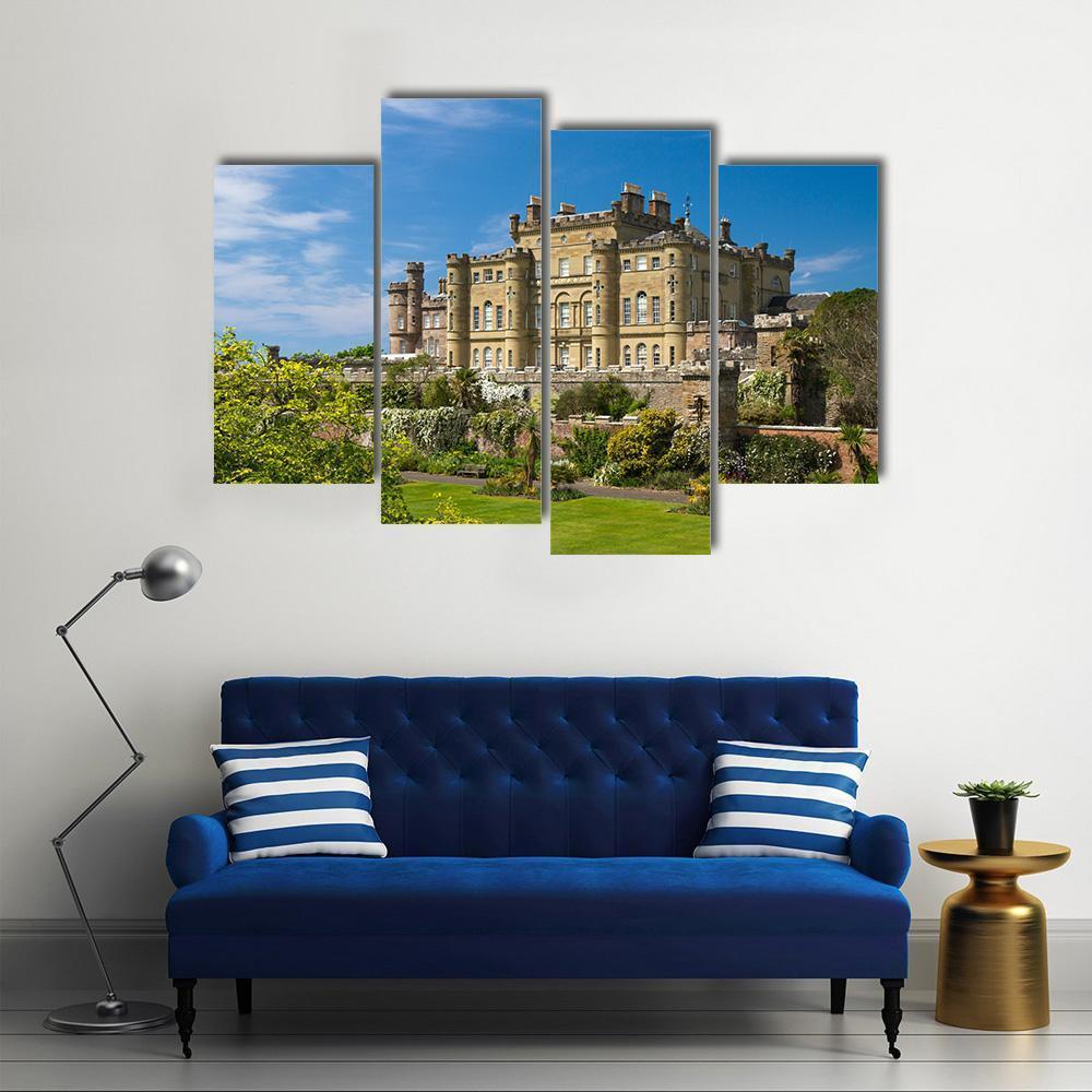 Culzean Castle Scotland Canvas Wall Art-4 Pop-Gallery Wrap-50" x 32"-Tiaracle