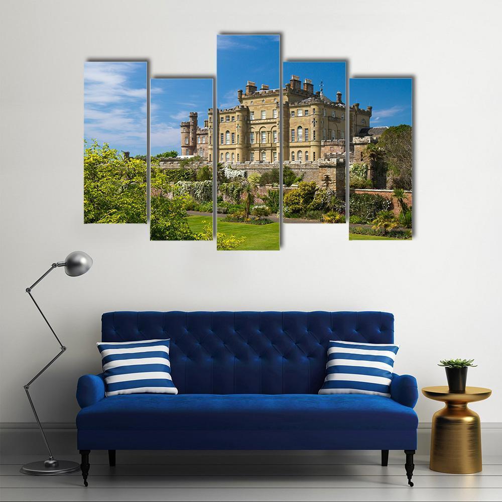 Culzean Castle Scotland Canvas Wall Art-5 Pop-Gallery Wrap-47" x 32"-Tiaracle