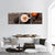 Coffee Cup With Pumpkin Panoramic Canvas Wall Art-1 Piece-36" x 12"-Tiaracle