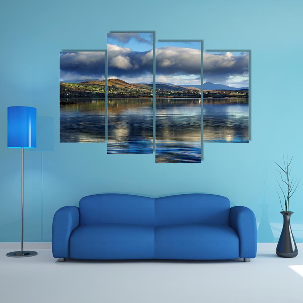 Currane Lake Canvas Wall Art-4 Pop-Gallery Wrap-50" x 32"-Tiaracle