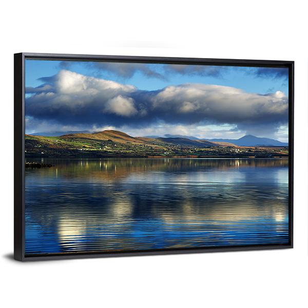 Currane Lake Canvas Wall Art-3 Horizontal-Gallery Wrap-25" x 16"-Tiaracle