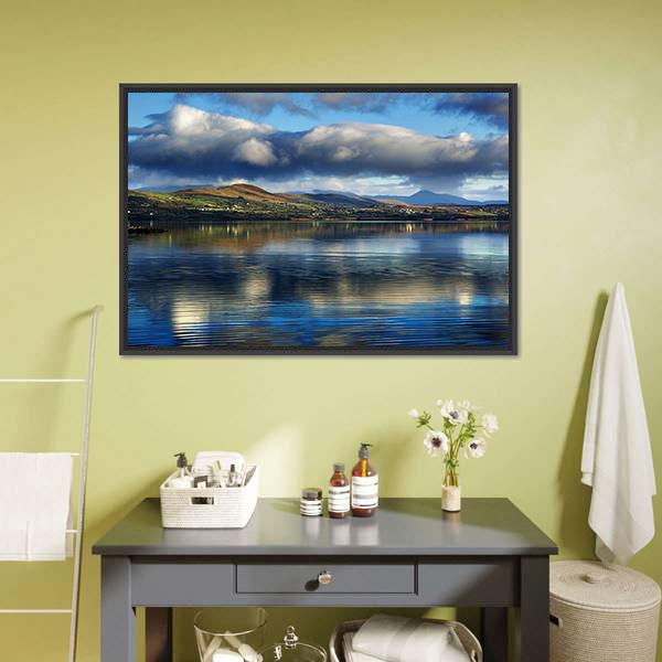 Currane Lake Canvas Wall Art-3 Horizontal-Gallery Wrap-25" x 16"-Tiaracle