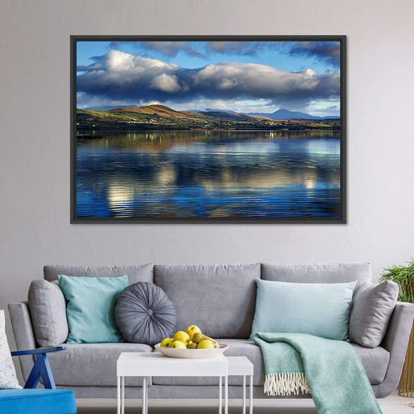 Currane Lake Canvas Wall Art-3 Horizontal-Gallery Wrap-25" x 16"-Tiaracle