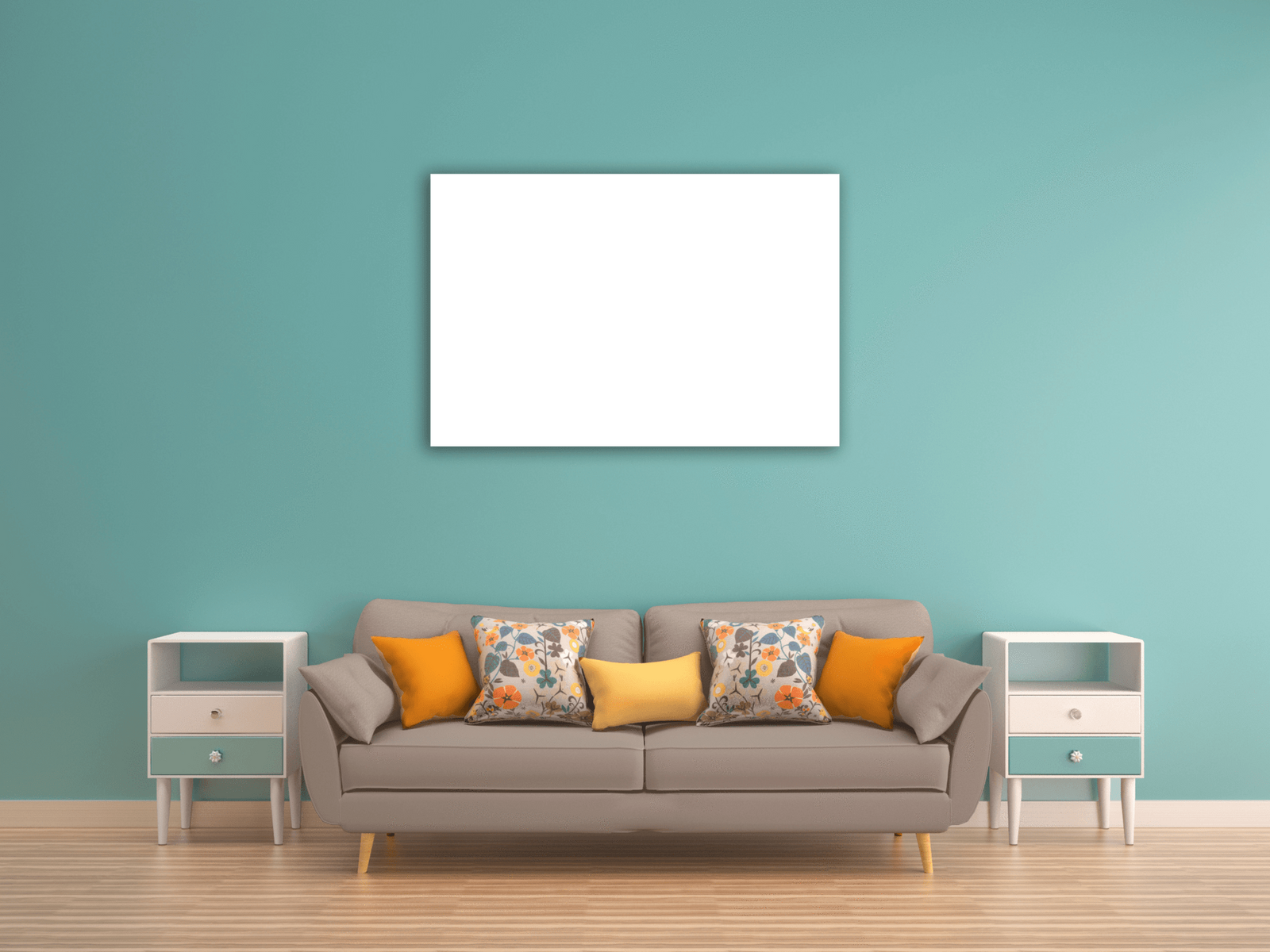 Custom - Blank Multi Panel Canvas For Painting Canvas Wall Art-1 Piece-Gallery Wrap-36" x 24"-Tiaracle