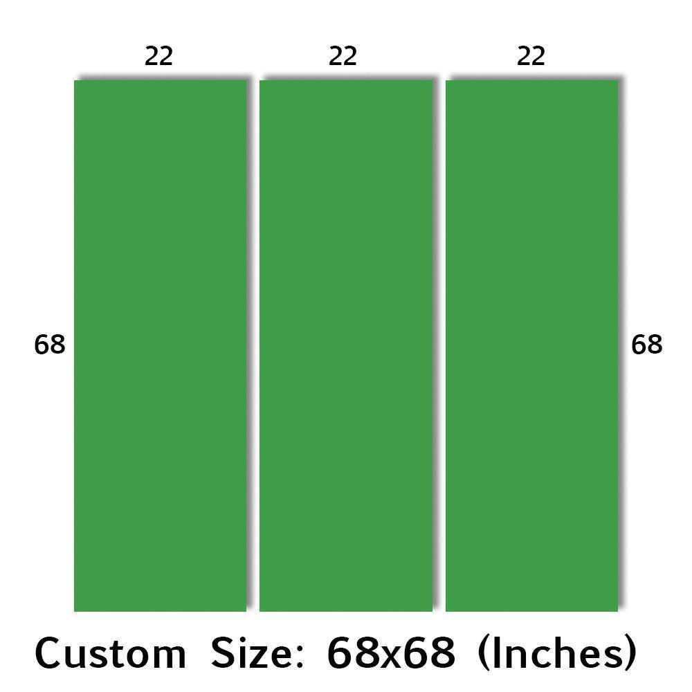 Custom Size Canvas Wall Art-3 Horizontal-Gallery Wrap-68x68-Tiaracle