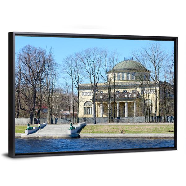 Dacha Of Prince Of Oldenburg On Kamenny Island Canvas Wall Art-3 Horizontal-Gallery Wrap-25" x 16"-Tiaracle