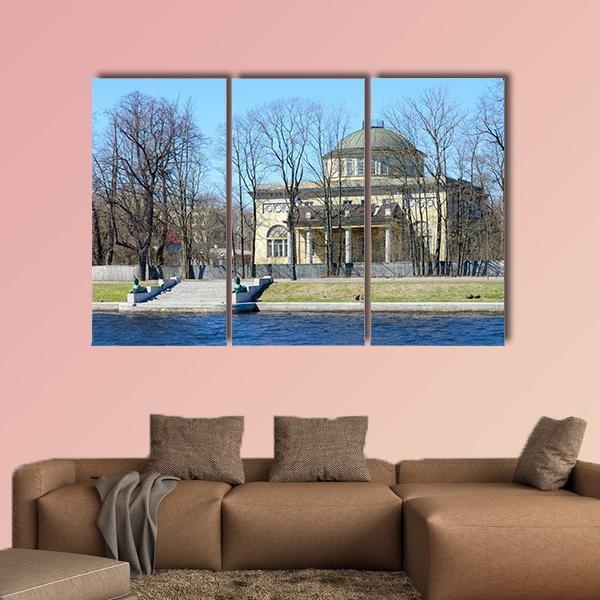Dacha Of Prince Of Oldenburg On Kamenny Island Canvas Wall Art-3 Horizontal-Gallery Wrap-25" x 16"-Tiaracle