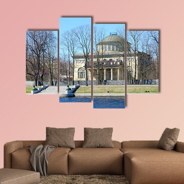 Dacha Of Prince Of Oldenburg On Kamenny Island Canvas Wall Art-4 Pop-Gallery Wrap-50" x 32"-Tiaracle