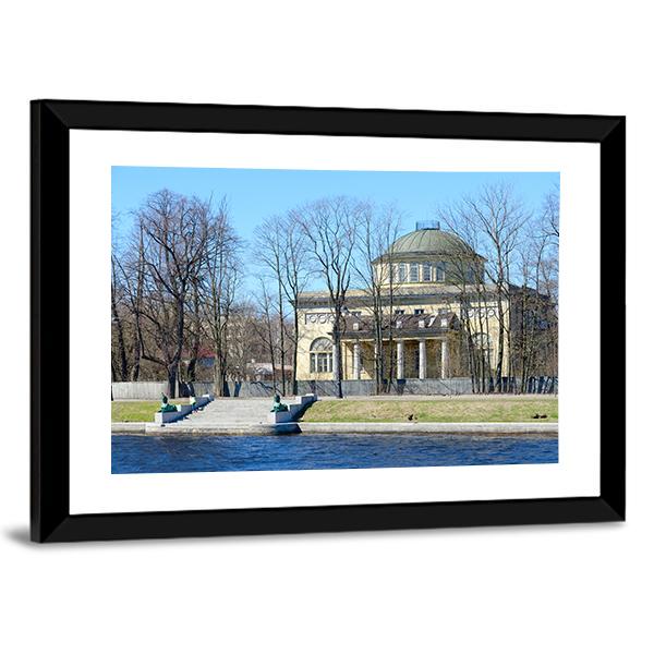 Dacha Of Prince Of Oldenburg On Kamenny Island Canvas Wall Art-3 Horizontal-Gallery Wrap-25" x 16"-Tiaracle