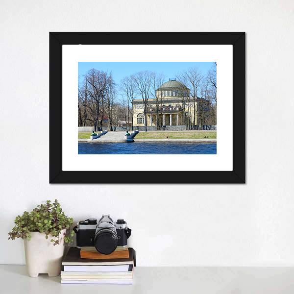 Dacha Of Prince Of Oldenburg On Kamenny Island Canvas Wall Art-3 Horizontal-Gallery Wrap-25" x 16"-Tiaracle