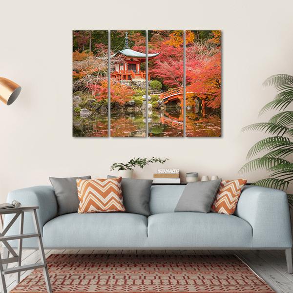 Daigoji Temple Canvas Wall Art-5 Horizontal-Gallery Wrap-22" x 12"-Tiaracle