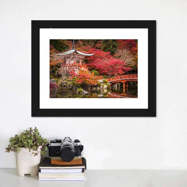 Daigoji Temple Canvas Wall Art-3 Horizontal-Gallery Wrap-25" x 16"-Tiaracle
