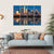 Dallas Skyline Canvas Wall Art-4 Horizontal-Gallery Wrap-34" x 24"-Tiaracle