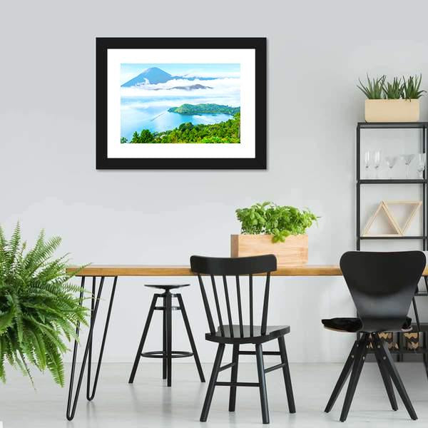 Danau Toba Lake Canvas Wall Art-3 Horizontal-Gallery Wrap-25" x 16"-Tiaracle