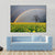 Dandelion Field With Rainbow Canvas Wall Art-1 Piece-Gallery Wrap-48" x 32"-Tiaracle