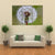 Dandelion Seeds Ball Canvas Wall Art-3 Horizontal-Gallery Wrap-37" x 24"-Tiaracle